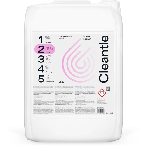 CLEANTLE CITRUS FOAM 25L zasadowa piana aktywna